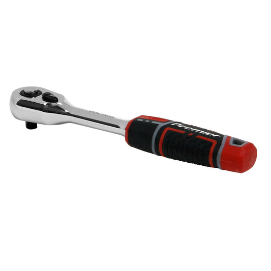 Sealey 1/4"Sq Drive Ratchet Wrench Flip Reverse 45 Tooth Comfort Grip AK8934