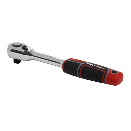 Sealey 3/8"Sq Drive Ratchet Wrench Flip Reverse 45 Tooth Comfort Grip AK8935