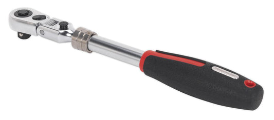 Sealey 3/8"Sq Drive Ratchet Wrench Flexi Head Extendable Platinum Series AK8983