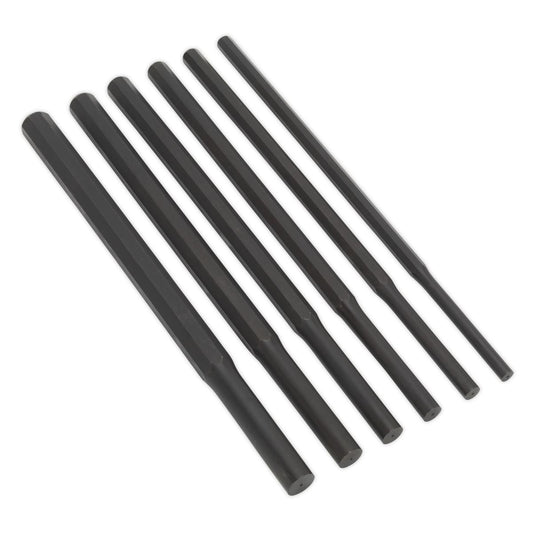 Sealey Parallel Pin Punch Set 6pc Heavy-Duty Metric AK91226