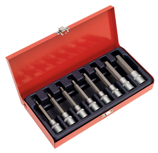 Sealey Hex Socket Bit Set 8pc 1/2"Sq Drive Metric AK9310