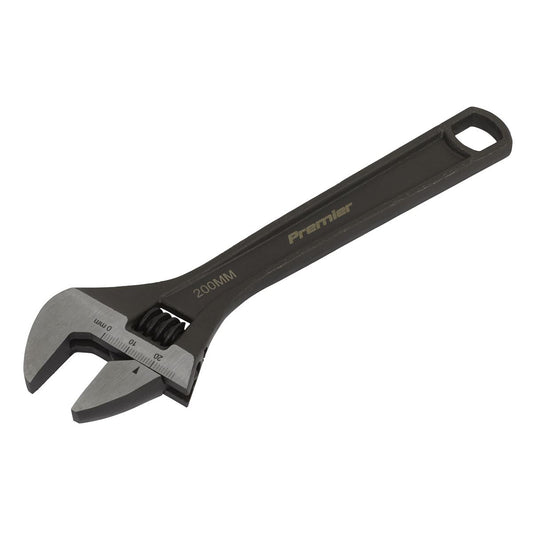 Sealey Adjustable Wrench 200mm Capacity 24mm Black Phosphate Finish AK9561