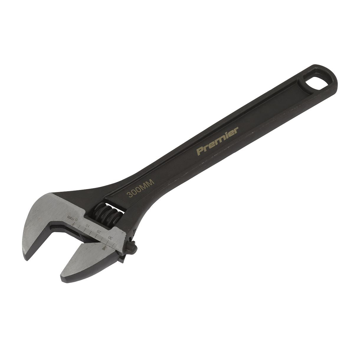 Sealey Adjustable Wrench 300mm Capacity 34mm Black Phosphate Finish AK9563