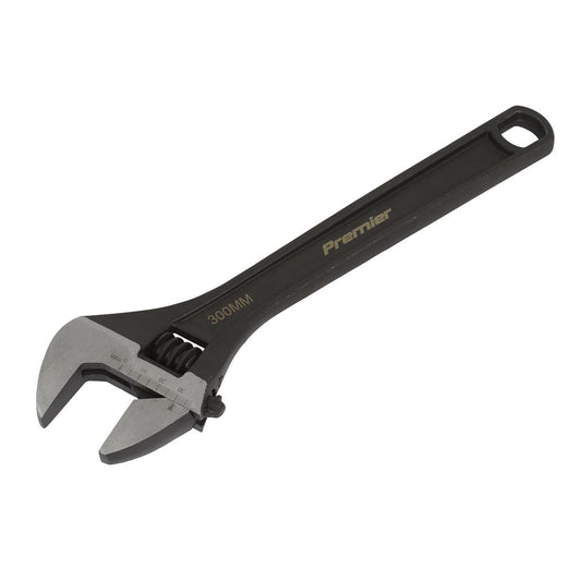Sealey Adjustable Wrench 300mm Capacity 34mm Black Phosphate Finish AK9563