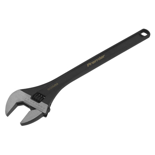 Sealey Adjustable Wrench 600mm Jaw Capacity 60mm Black Phosphate Finish AK9566