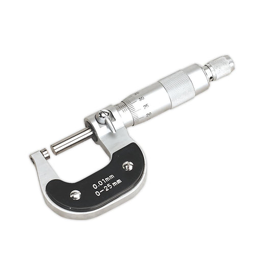 Sealey External Micrometer 0-25mm AK9630M
