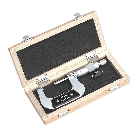 Sealey External Micrometer 25-50mm AK9632M
