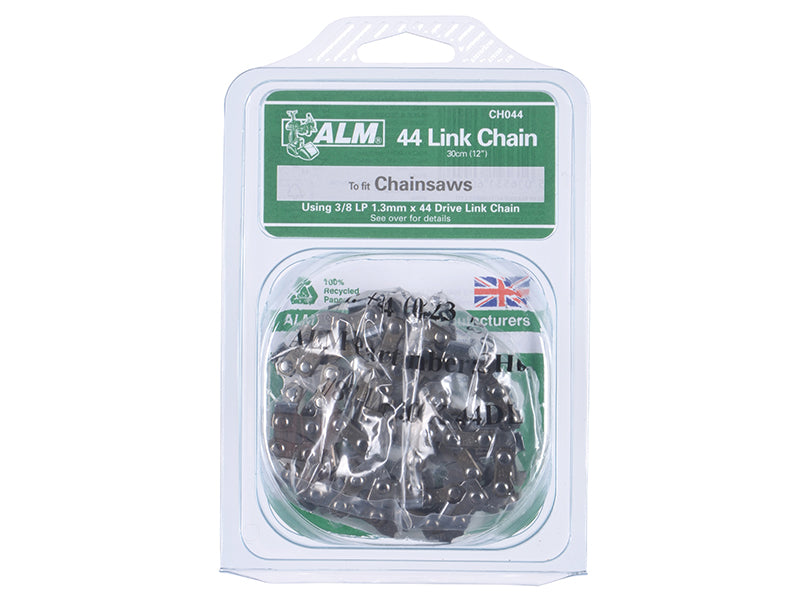 ALM Manufacturing CH044 Chainsaw Chain 3/8in x 44 links 1.3mm - Fits 30cm Bars ALMCH044