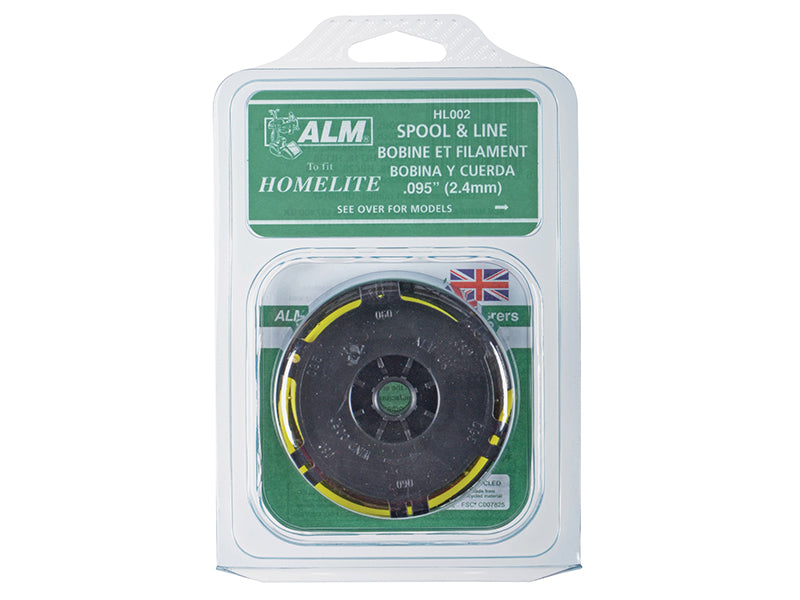 ALM Manufacturing HL002 Spool & Line Dual Line Models 2.4mm x 2 x 2.25m ALMHL002