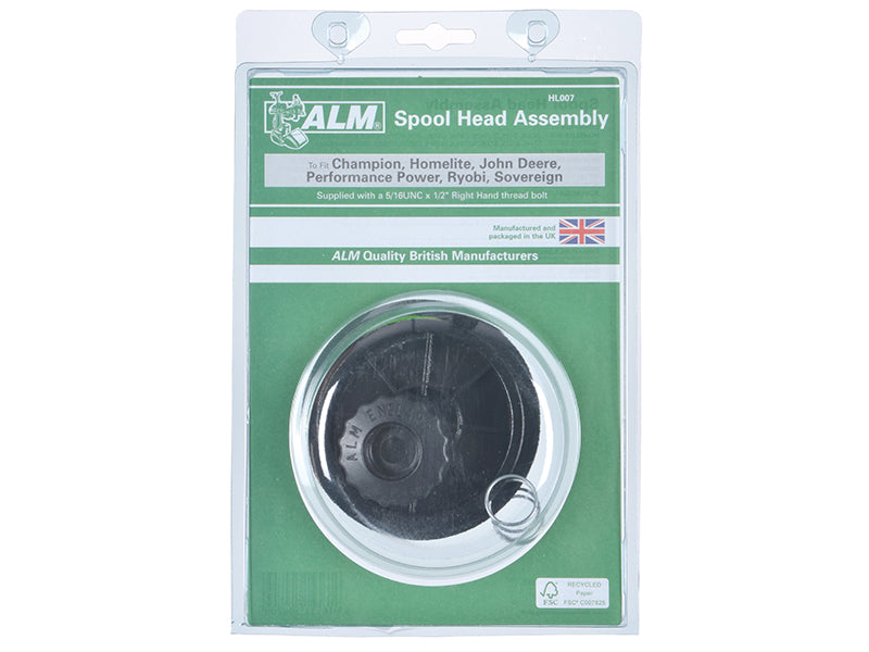 ALM Manufacturing HL007 Spool Head Assembly Kit 5/16UNC x 1/2in Right Hand Thread Bolt ALMHL007