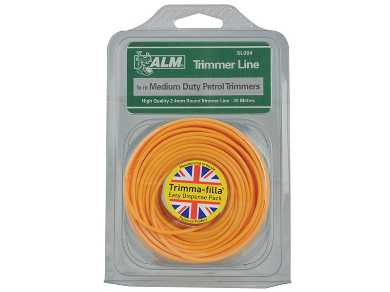 ALM Manufacturing SL004 Medium-Duty Petrol Trimmer Line 2.4mm x 20m ALMSL004