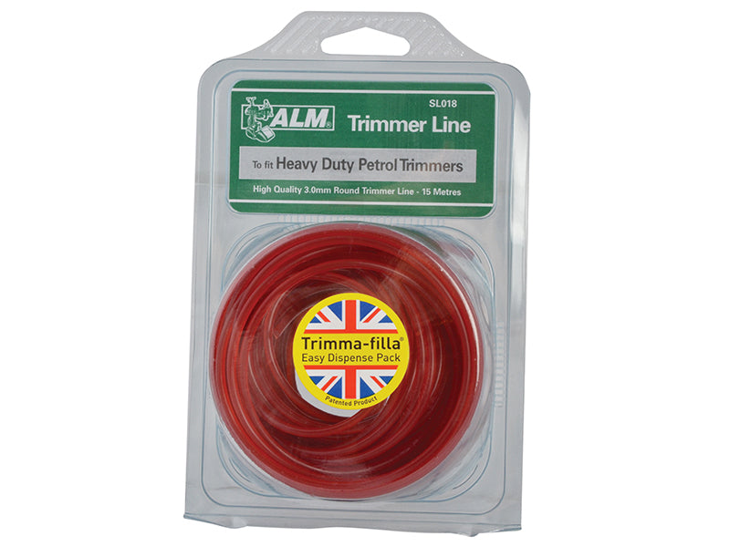 ALM Manufacturing SL018 Heavy-Duty Petrol Trimmer Line 3mm x 15m ALMSL018