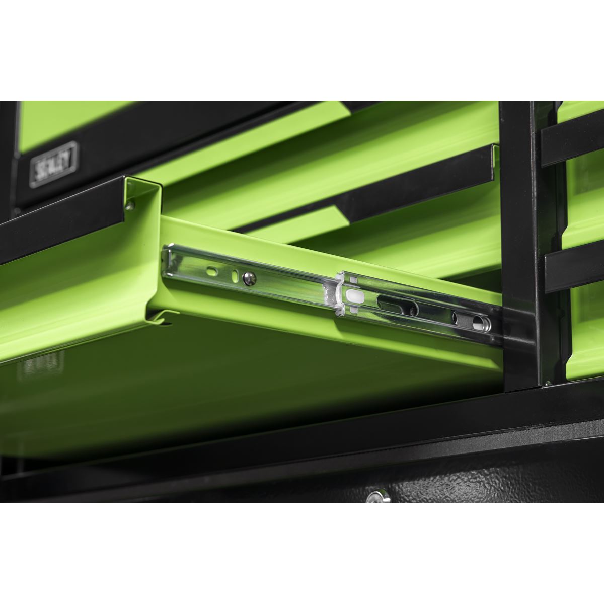 Sealey Superline Pro&reg; Topchest & Rollcab Combination 12 Drawer & 1 Door Cupboard - Green AP1080HVG