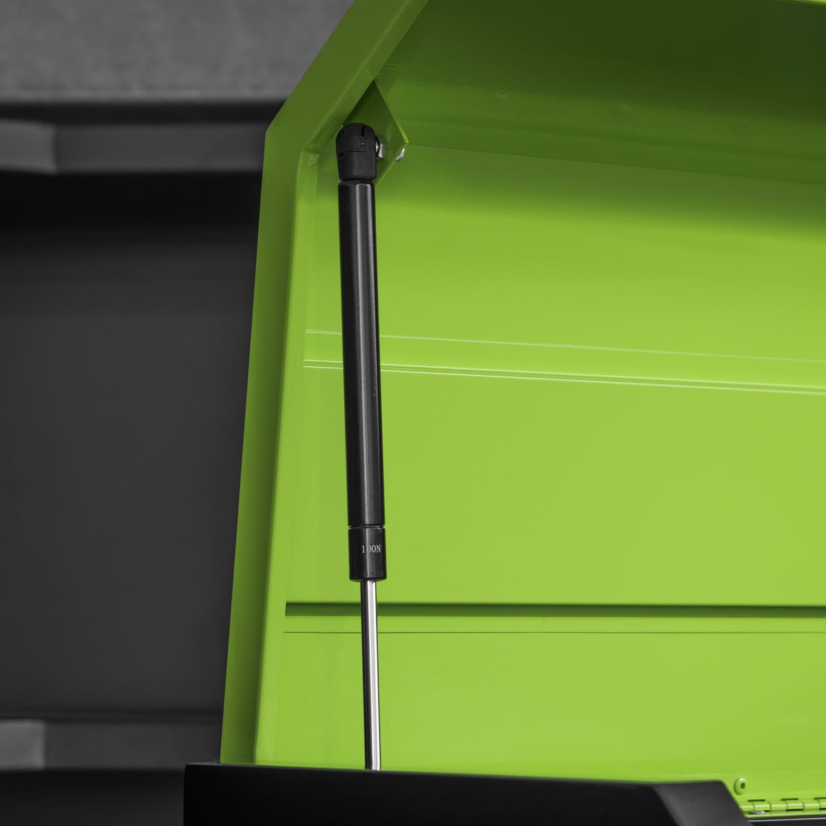 Sealey Superline Pro&reg; Topchest & Rollcab Combination 12 Drawer & 1 Door Cupboard - Green AP1080HVG