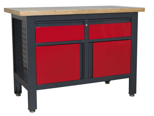 Sealey Workstation with 2 Drawers & 2 Cupboards AP1372A