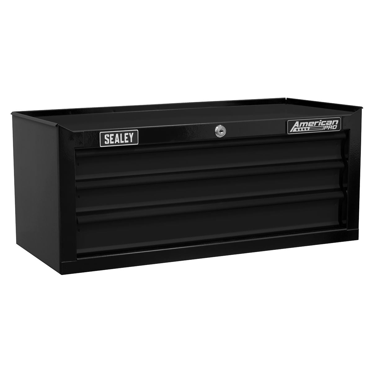 Sealey American PRO&reg; Mid-Box Tool Chest 3 Drawer - Black AP22309BK