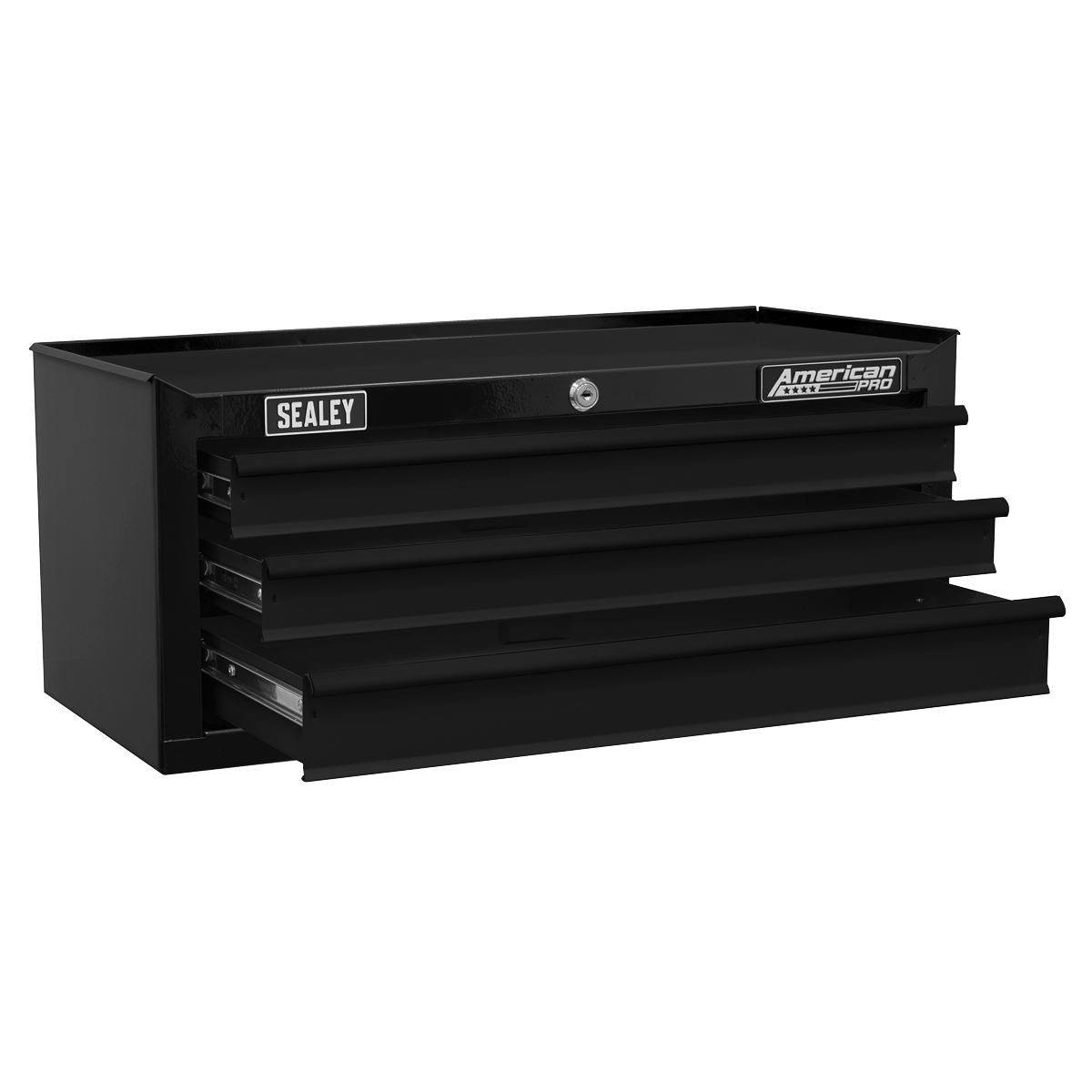 Sealey American PRO&reg; Mid-Box Tool Chest 3 Drawer - Black AP22309BK