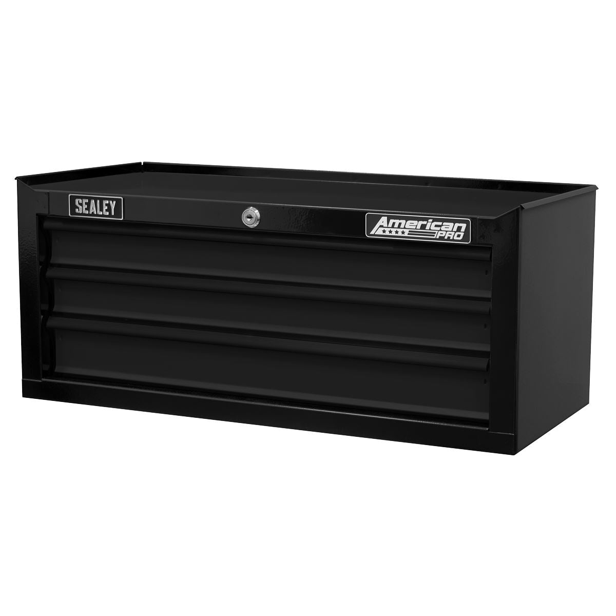 Sealey American PRO&reg; Mid-Box Tool Chest 3 Drawer - Black AP22309BK