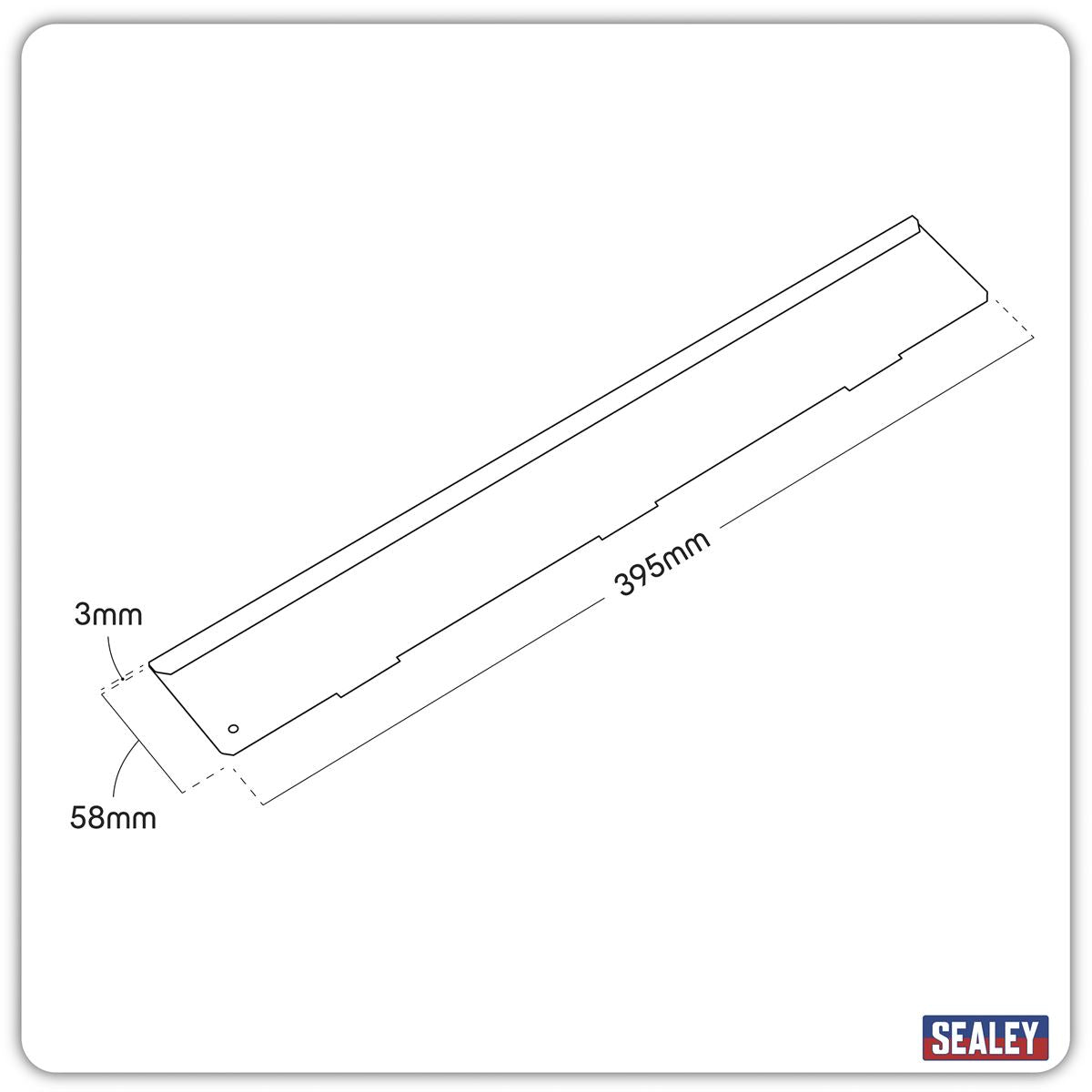 Sealey Drawer Divider for AP24 Series Rollcabs & Topchests 3 x 395 x 58mm AP24ACC6