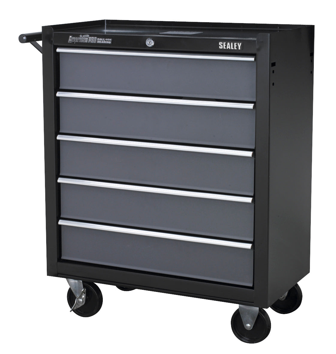 Sealey Rollcab 5 Drawer with Ball-Bearing Slides - Black/Grey AP2505B