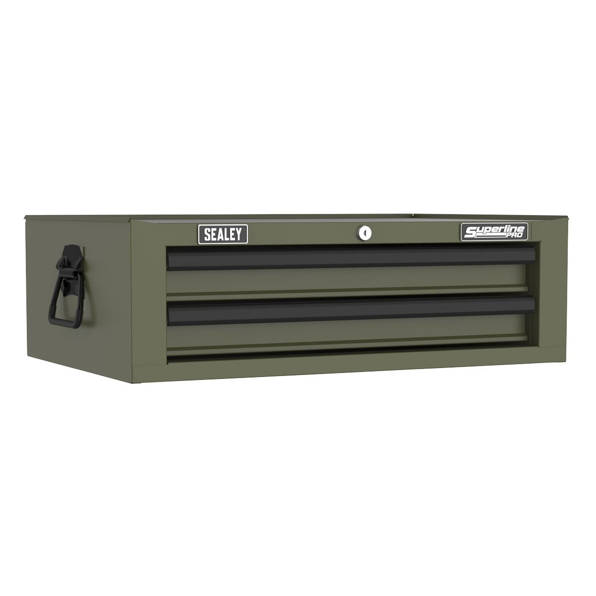Sealey Superline PRO&reg; Mid-Box Tool Chest 2 Drawer - Khaki AP26029TK