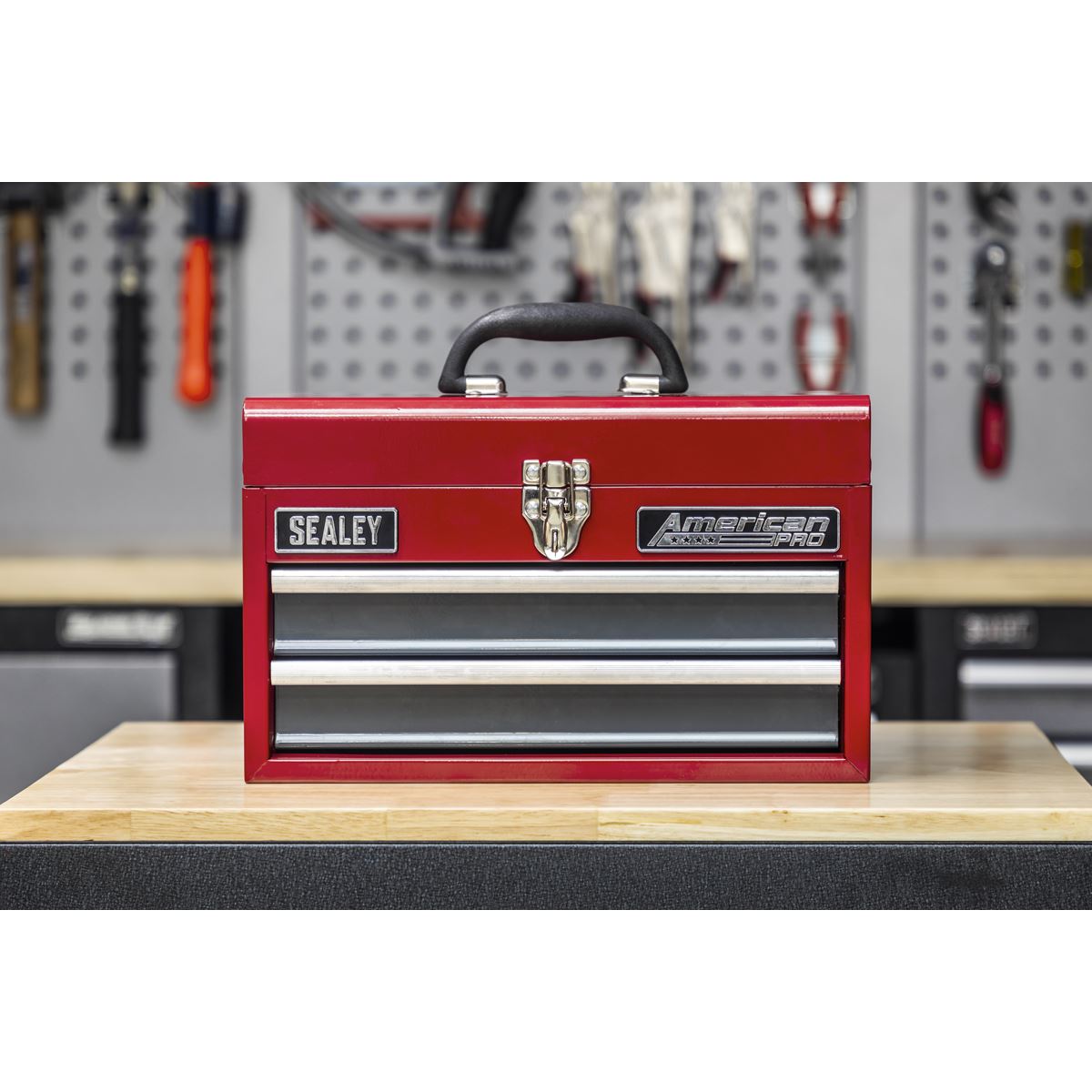 Sealey Toolbox 2 Drawer with Ball-Bearing Slides AP2602BB