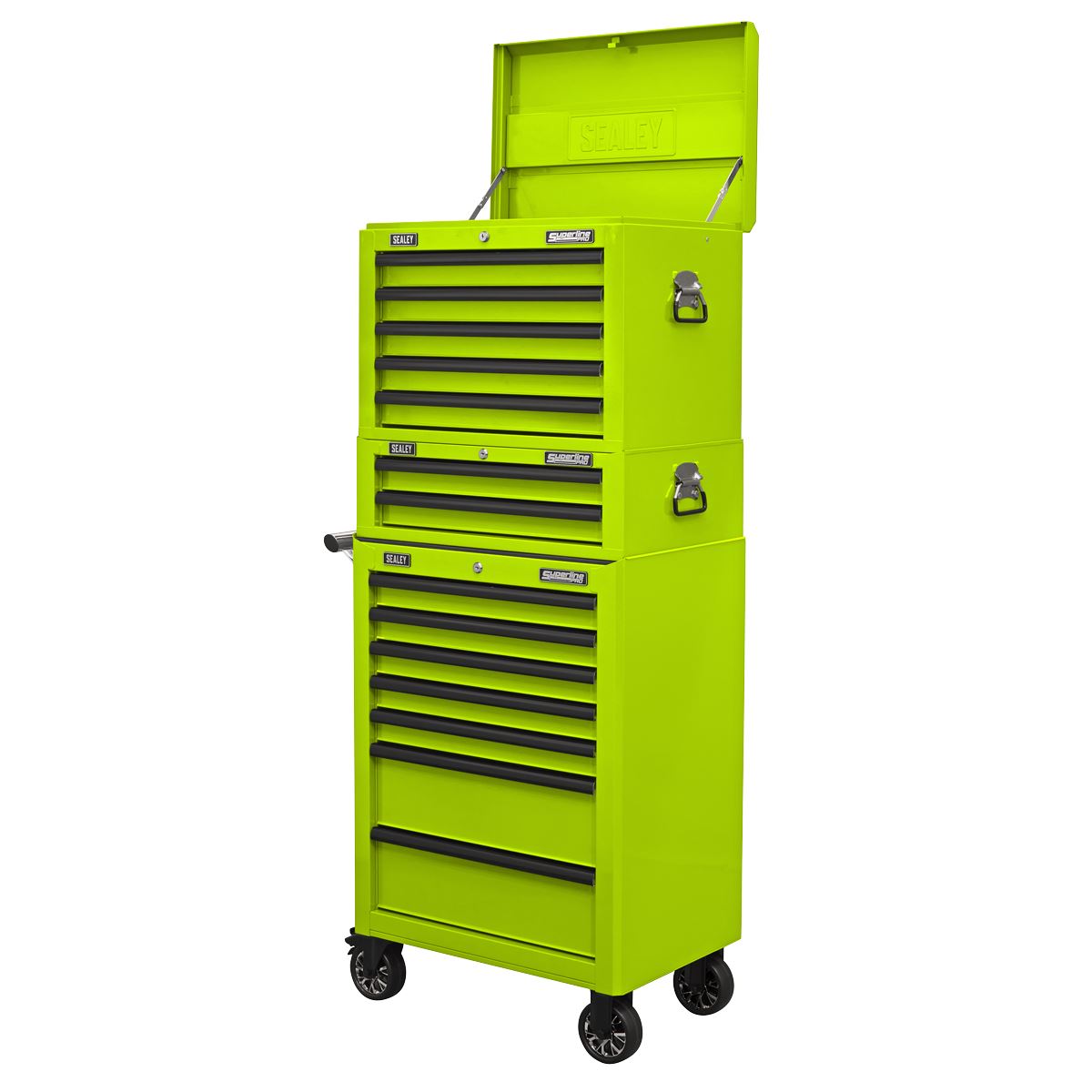 Sealey Green Black Topchest 5 Drawer With Ball Bearing Slides AP26059THV