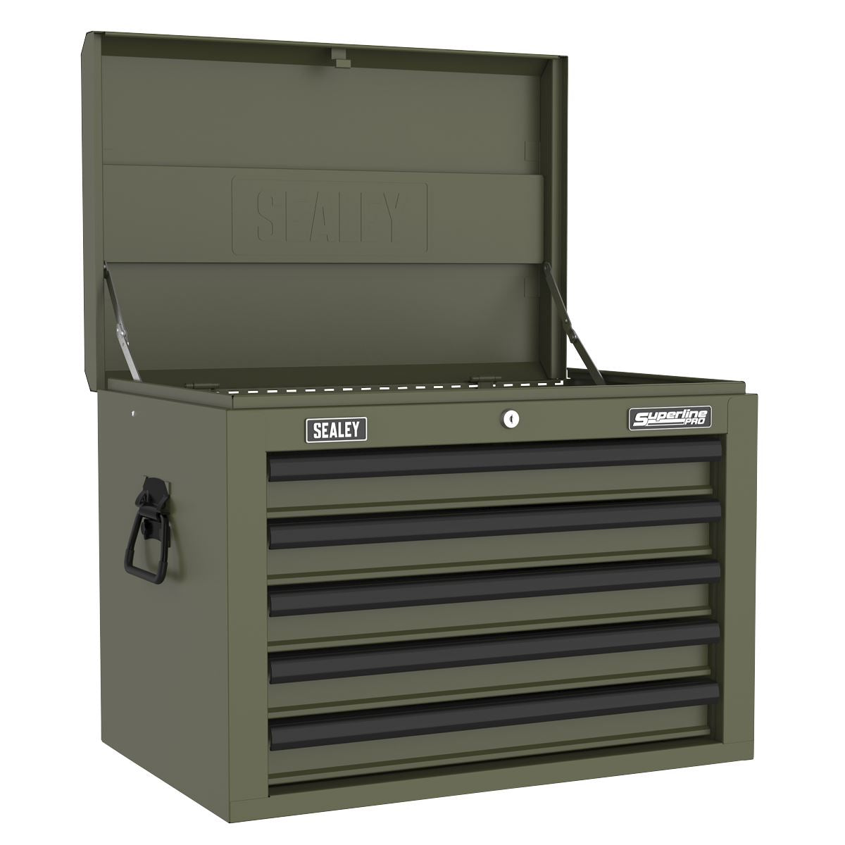 Sealey Superline PRO&reg; Heavy-Duty Topchest 5 Drawer - Khaki AP26059TK