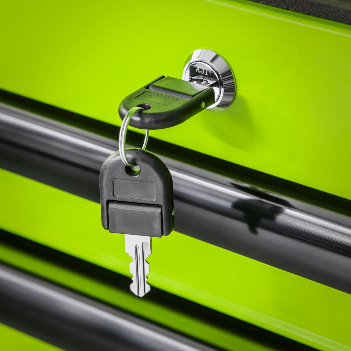 Sealey Green Black Rollcab 7 Drawer Ball-Bearing Slides Inc liners AP26479THV