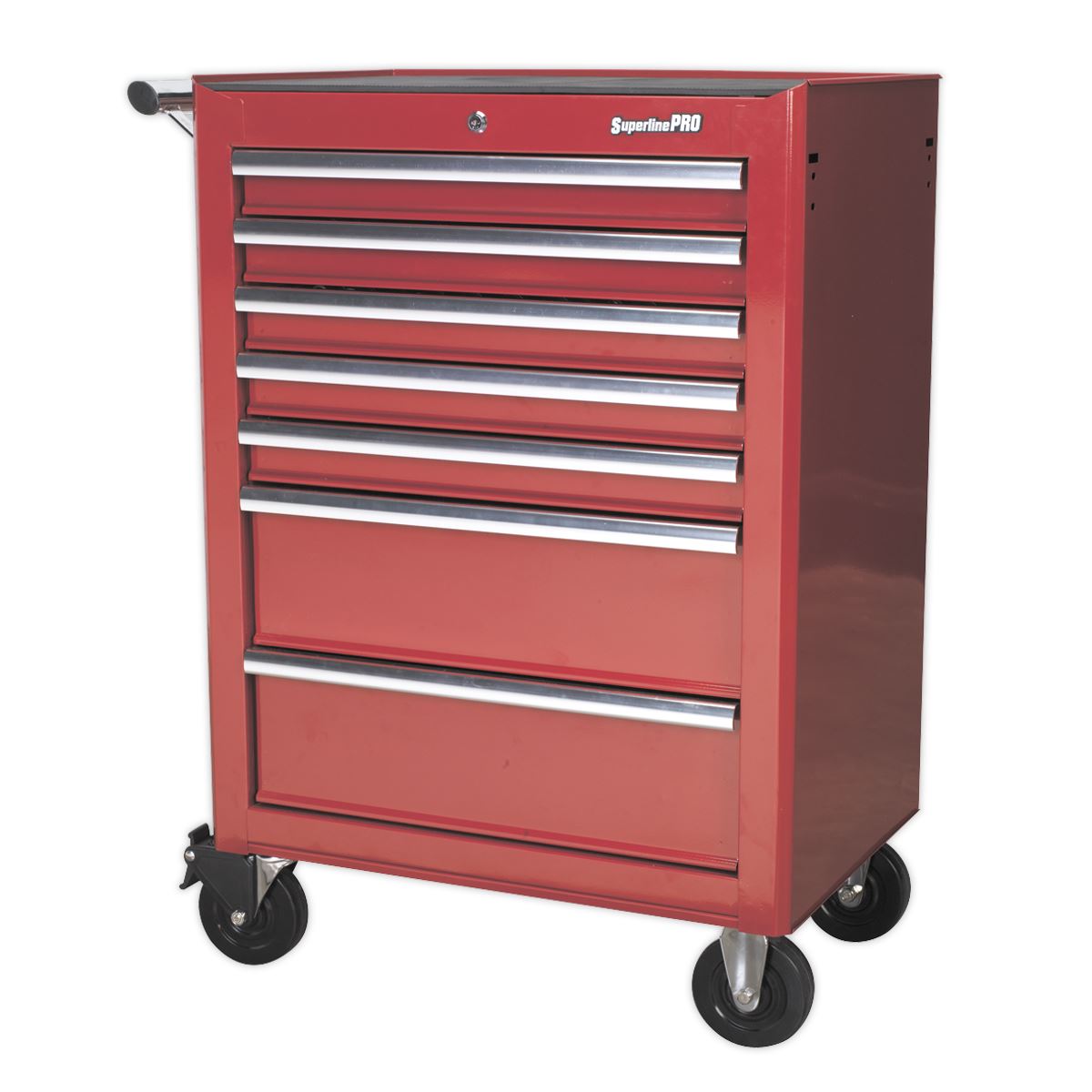 Sealey Rollcab 7 Drawer with Ball-Bearing Slides - Red AP26479T