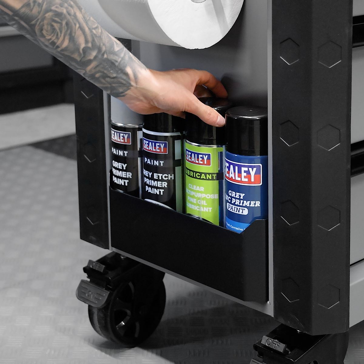 Sealey Superline Tool Trolley 6 Drawer Grey Size 722 x 482 x 1015mm AP266G