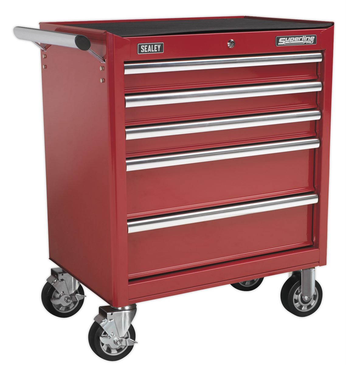 Sealey Rollcab 5 Drawer with Ball-Bearing Slides - Red AP33459