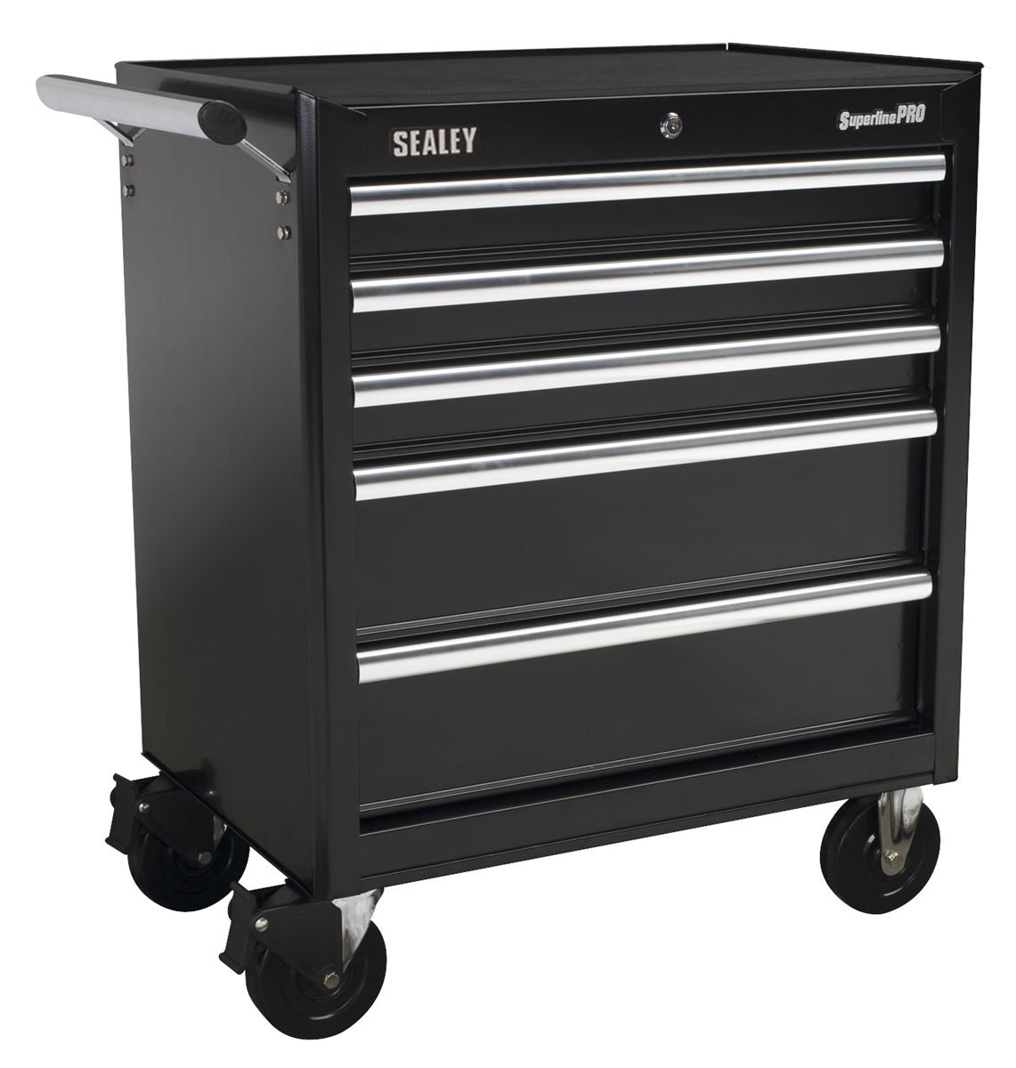 Sealey Rollcab 5 Drawer with Ball-Bearing Slides - Black AP33459B