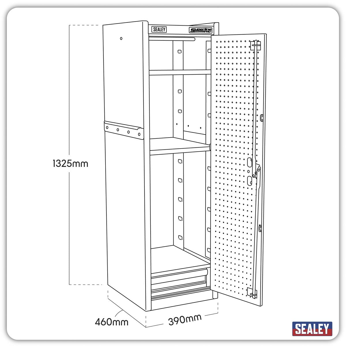 Sealey Hang-On Locker - Red AP33519
