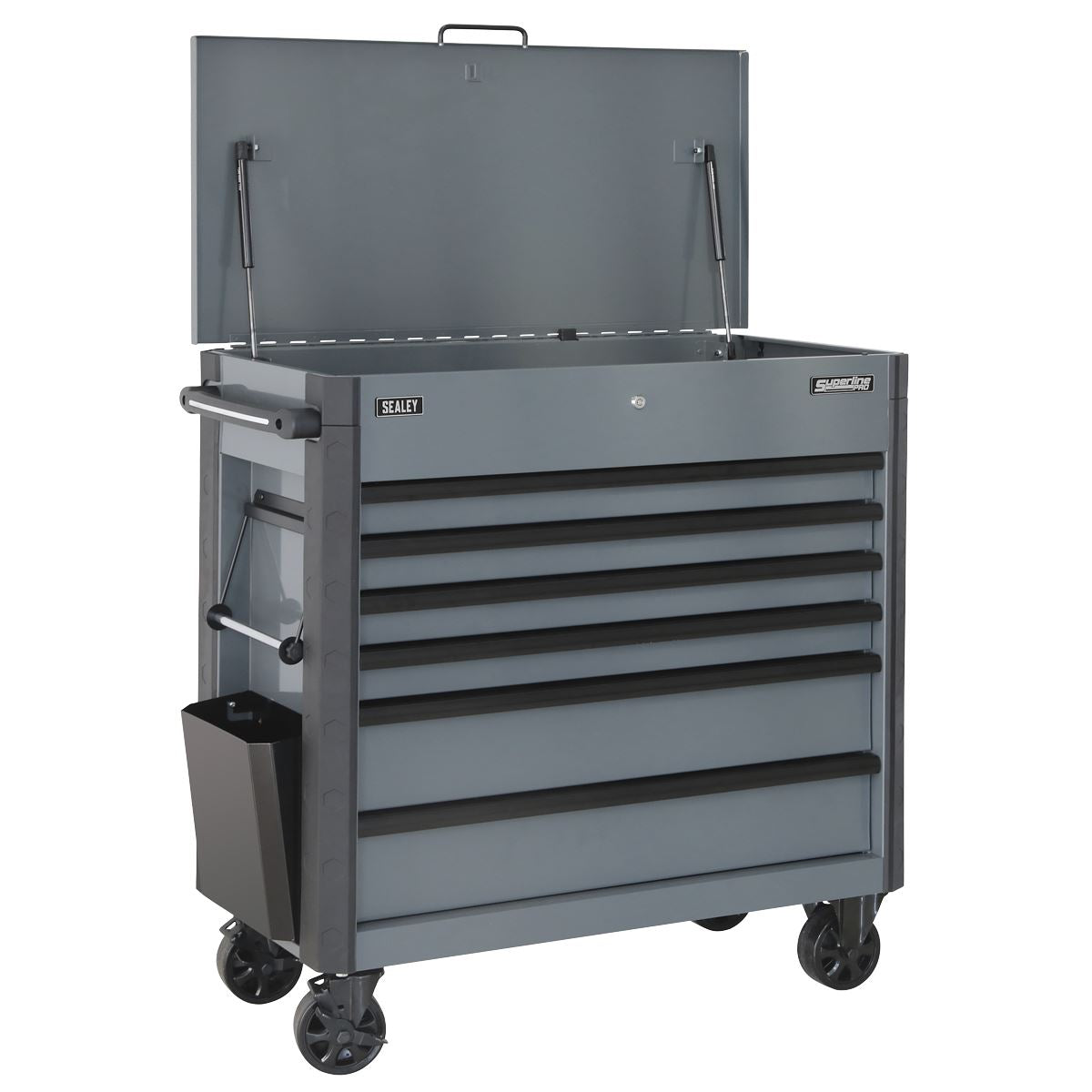 Sealey Grey Tool Box Trolley 6 Drawer with Ball Bearing Slides AP366G