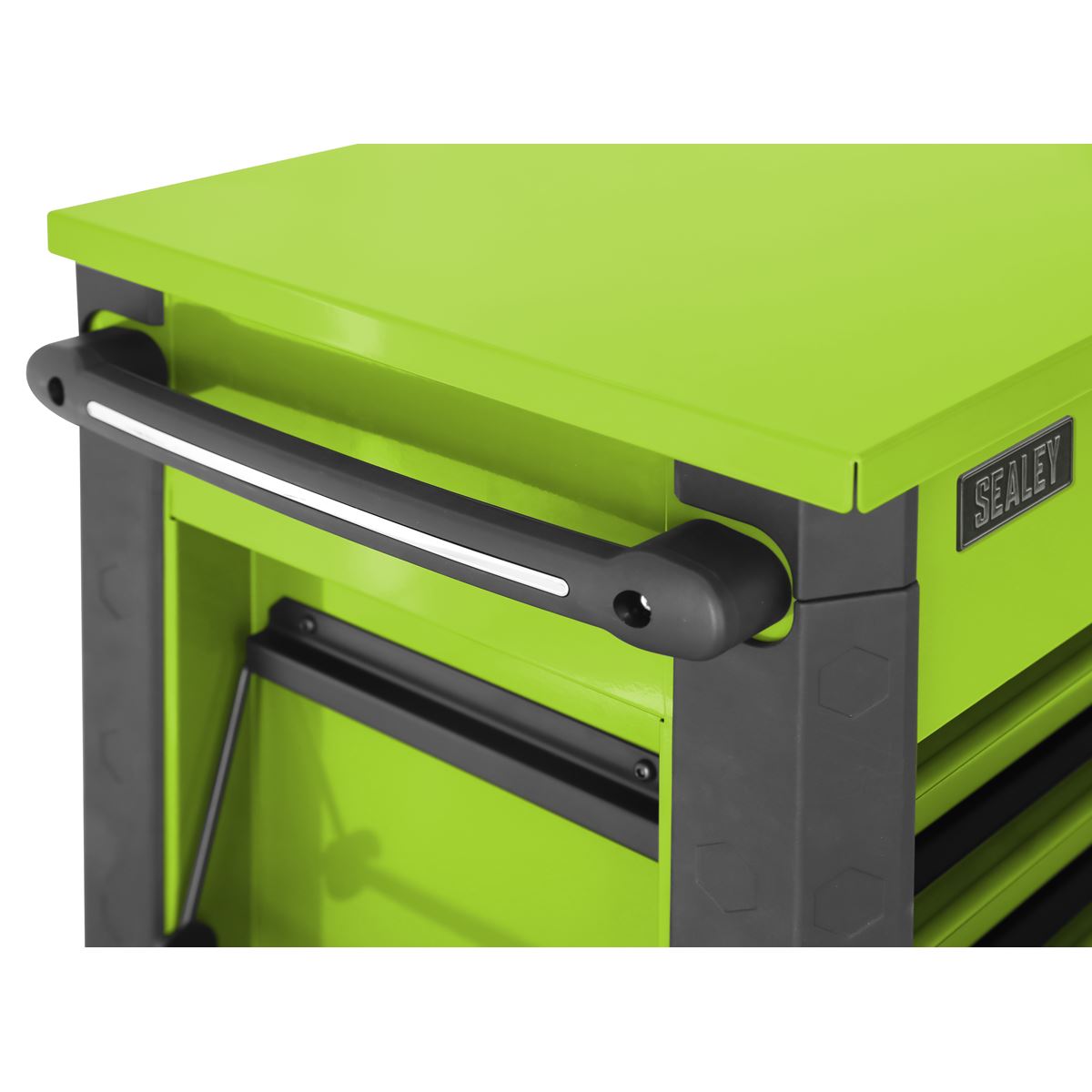 Sealey Green Tool Box Trolley 6 Drawer with Ball Bearing Slides AP366HV
