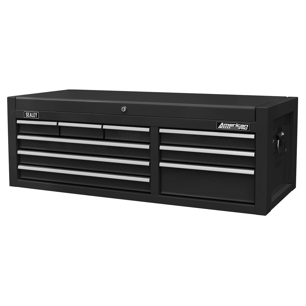 Sealey Black Topchest 9 Drawer with Ball Bearing Slides Double Skin AP4109B