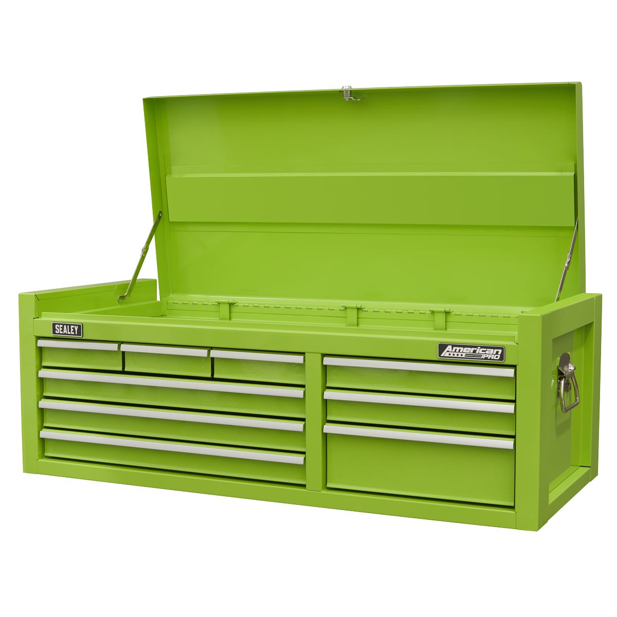 Sealey Green Topchest 9 Drawer with Ball Bearing Slides Double Skin AP4109HV