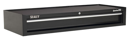 Sealey Mid-Box 1 Drawer with Ball-Bearing Slides Heavy-Duty- Black AP41119B