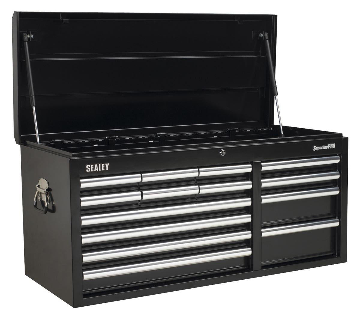 Sealey Topchest 14 Drawer with Ball-Bearing Slides Heavy-Duty - Black AP41149B