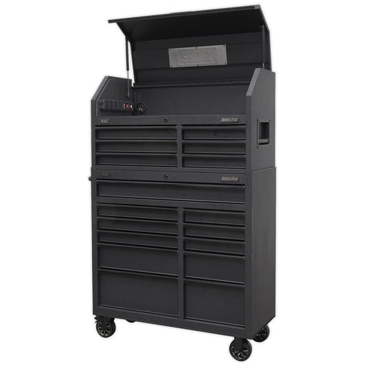 Sealey Tool Chest 17 Drawer Combination Soft Close Drawers with Power Strip AP41BESTACK