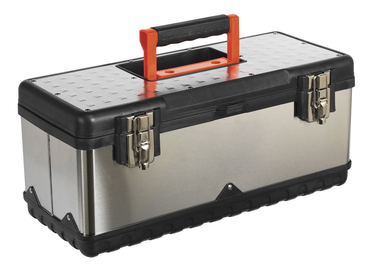 Sealey Stainless Steel Toolbox 505mm with Tote Tray AP505S