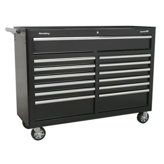 Sealey Rollcab 13 Drawer with Ball-Bearing Slides - Black AP5213TB