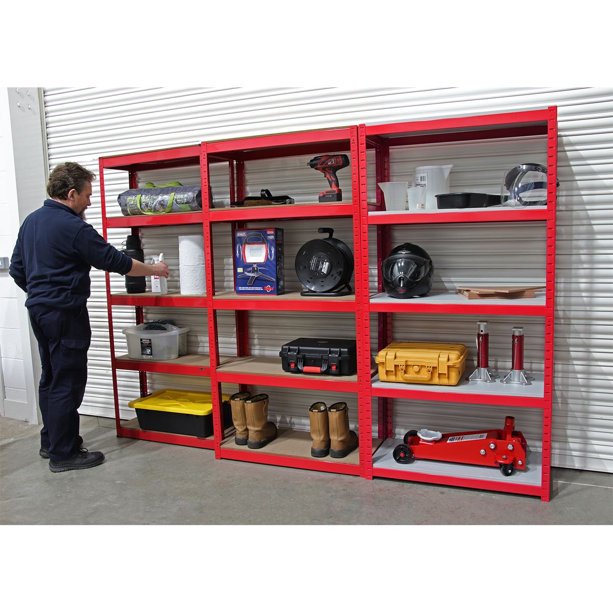 Sealey Racking Unit with 5 Shelves 150kg Capacity Per Level AP6150