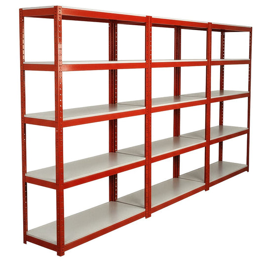 Sealey Racking Unit with 5 Shelves 500kg Capacity Per Level - Set of 3 AP6500COMBO1
