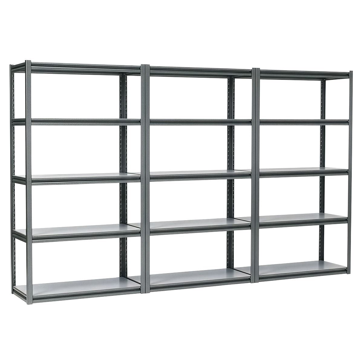 Sealey Racking Unit with 5 Shelves 600kg Capacity Per Level AP6548COMBO1