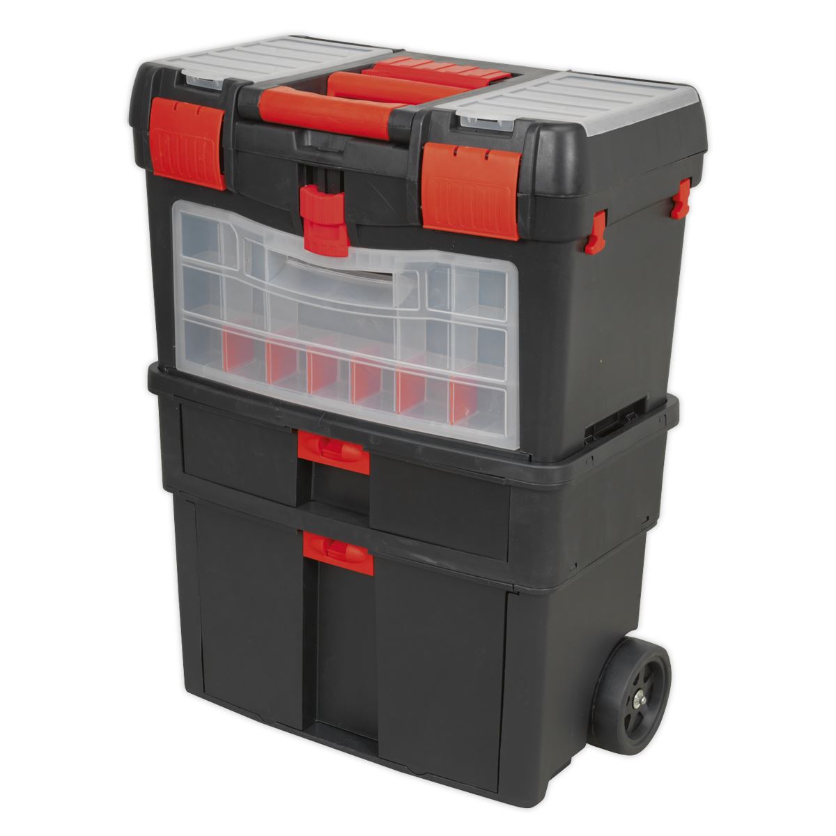 Sealey Mobile Toolbox with Tote Tray & Removable Assortment Box AP850
