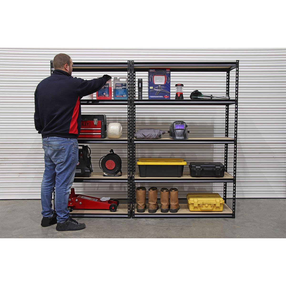 Sealey Racking Unit with 5 Shelves 340kg Capacity Per Level AP900R