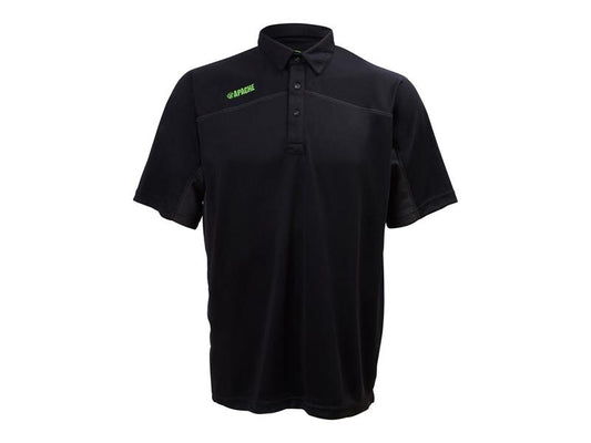 Apache Langley Black Performance Work Polo Shirt Medium 38/40in APALANGM