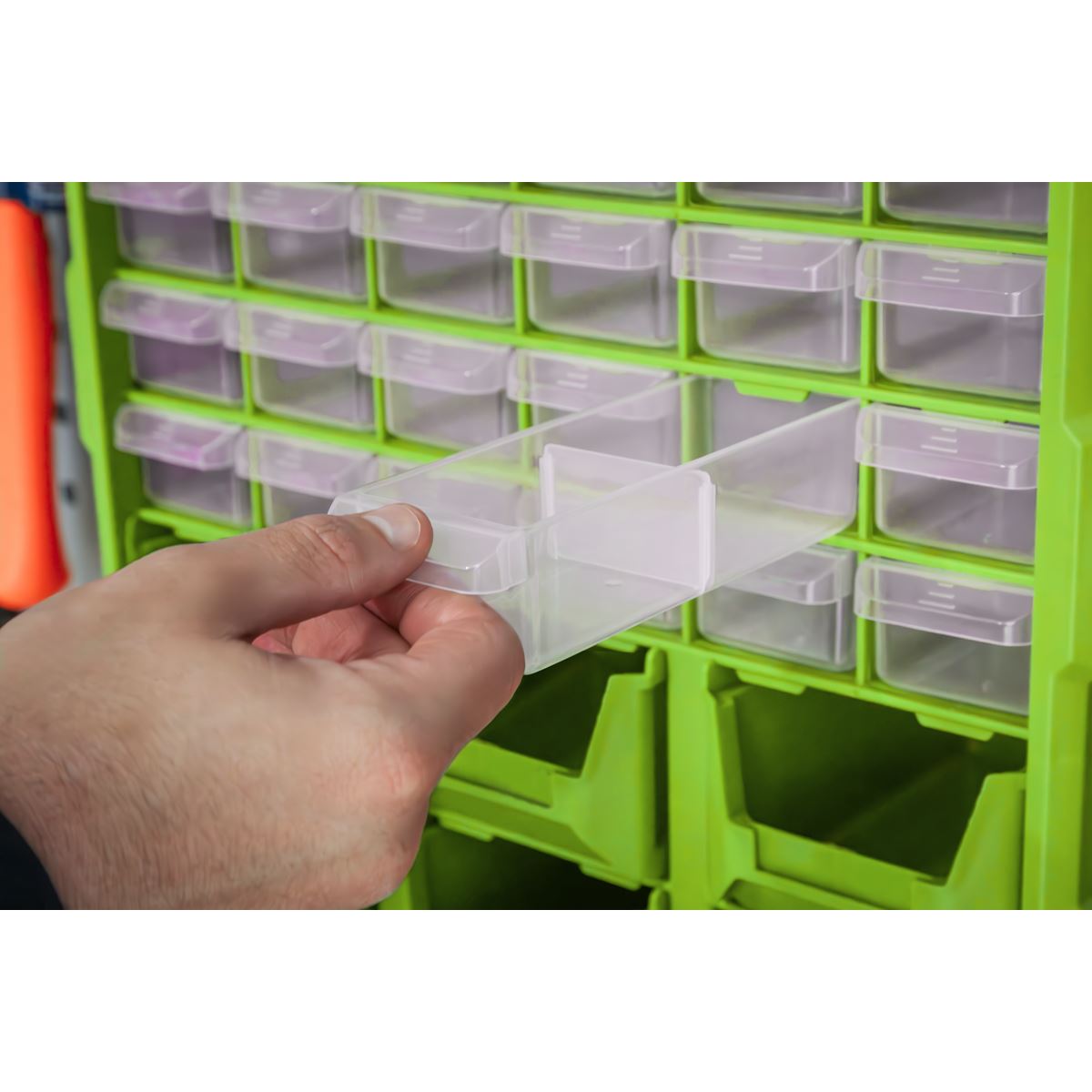 Sealey Cabinet Box 39 Drawer - Green/Black APDC39HV